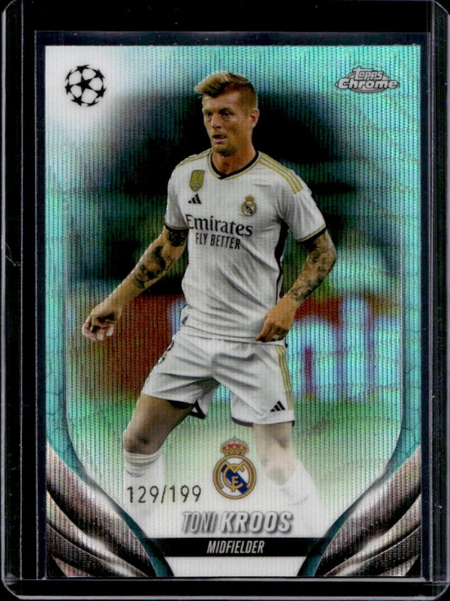 Carte Toni Kroos Real Madrid – Topps Chrome Sapphire #156 – Édition 2022/23 (état NM+)