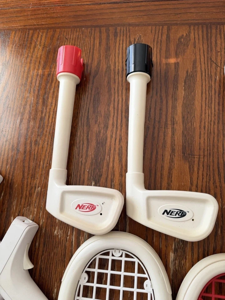 PAQUETE DEPORTIVO NINTENDO WII NERF RAQUETA DE TENIS PARA CLUB DE GOLF BATE DE BÉISBOL - Más extras Foto 3 de 4