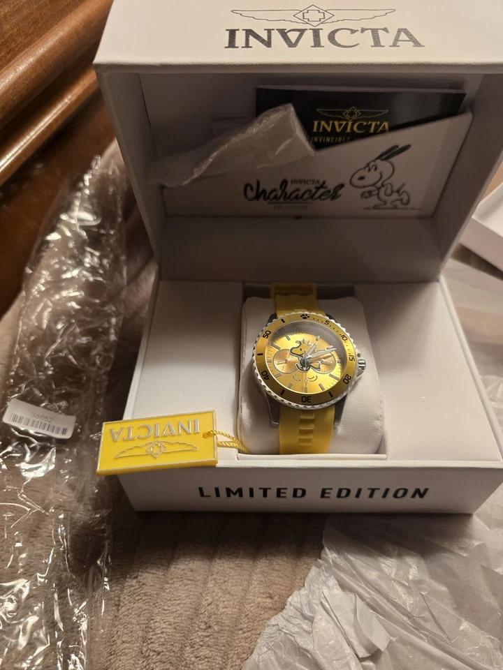 INVICTA Limited Edition Women's Peanuts Character Collection Woodstock Watch NIB - Image 2 of 4