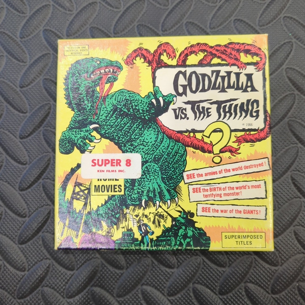 GODZILLA VS THE THING VINTAGE SUPER 8 MM HOME MOVIE RARE IN BOX | eBay