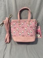 NEW Sanrio Hello Kitty Pink Mini Purse Cross Body Bag w/ Hello Kitty Bear