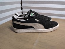 PUMA Suede Classic Black White Low Top Men’s Trainers UK 10 Eur 44.5 Shoes