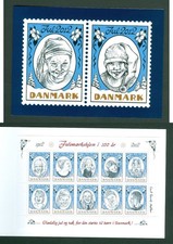 Denmark. 2012 Christmas Souvenir Folder Mnh. Christmas. Christmas Homes 100 Year