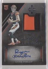 2019 Panini Majestic Rookie Scripted Swatches 91/99 Ryan Finley #116 Auto x5u