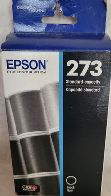 Epson 273 Standard Capacity Black Ink Cartridge T273020 NEW