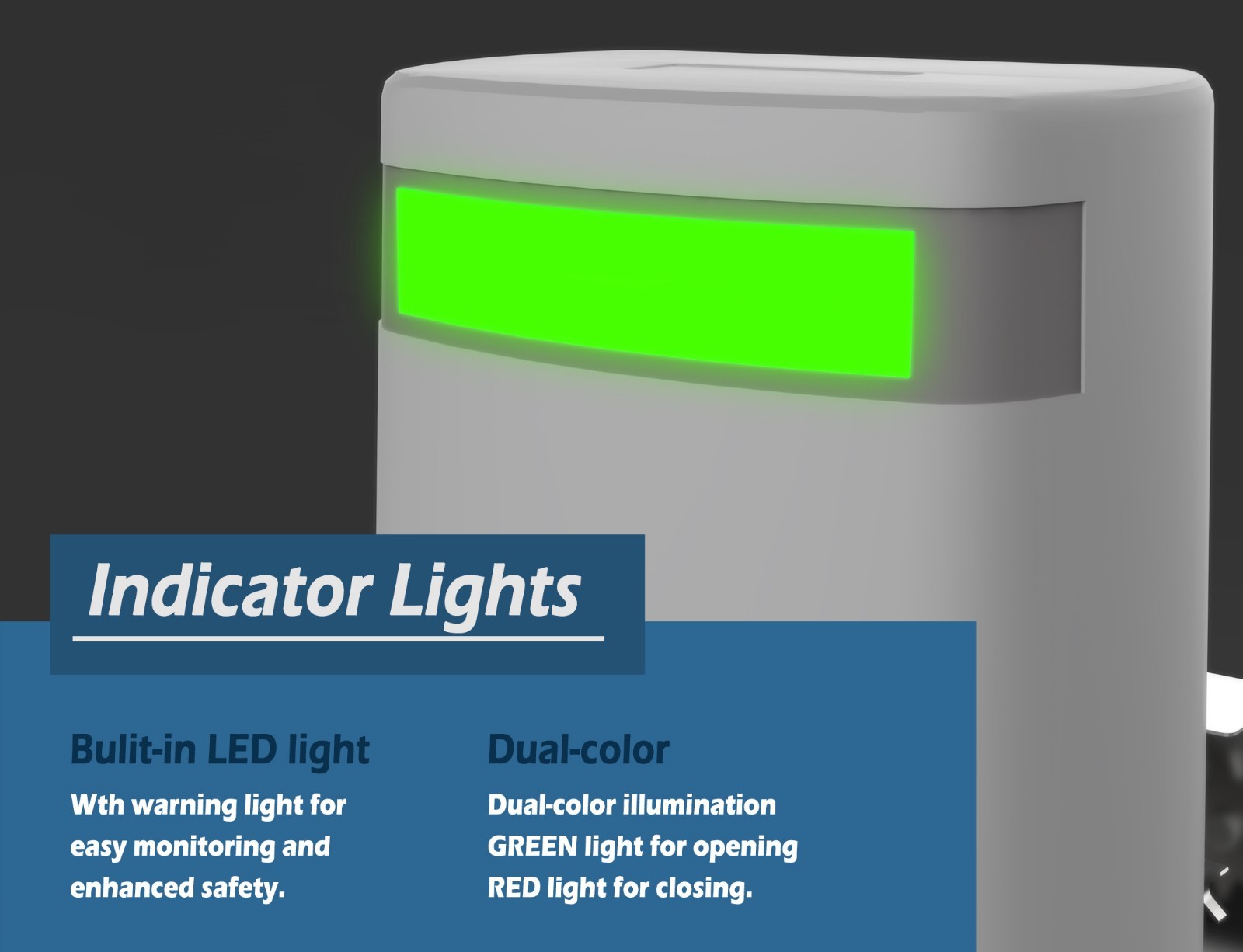 Blütezeit Chain Solar Gate Opener 1400lb w/WiFi/Battery/Solar Panel-Used