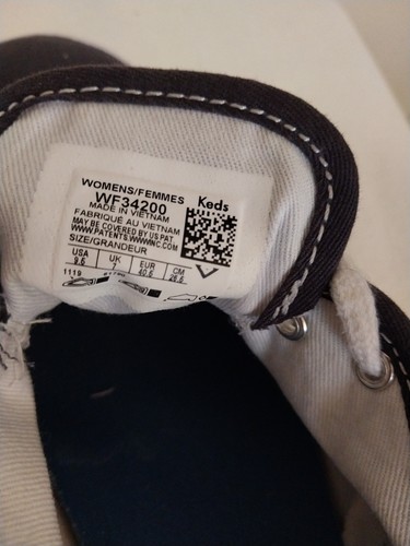 Keds Canvas Sneaker WF34200 Damen marineblau Schnürschuhe Größe 9,5 US - Bild 8 von 8