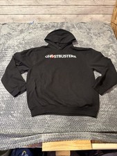 GHOST BUSTERS SuperNatural Pest Elimination Hoodie Sweatshirt Black Unisex Sz XL