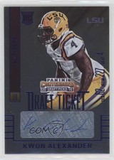 2015 Contenders Draft Picks College Ticket Blue Foil Kwon Alexander Auto k5j