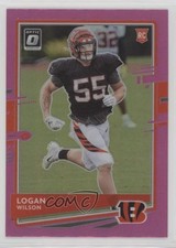 2020 Panini Donruss Optic Rookies Pink Prizm Logan Wilson #143 oh4