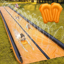 Slip and Water Slide for Kids and Adults Extra Long Water Slides for Backyard