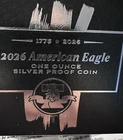 American Eagle 2026 One Ounce Silver Proof Coin West Point (W) *in hand