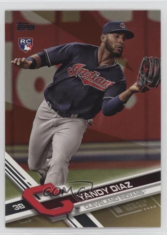 2017 Topps Update Gold /2017 Yandy Diaz #US151 qc6