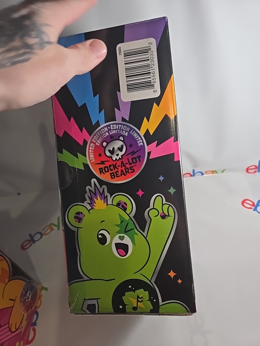 Care Bears 14" Plushie Rock Rock-a-lot Bears Cheer Bear  Limited Edition NiB