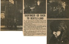 Badfinger Autographs 1970