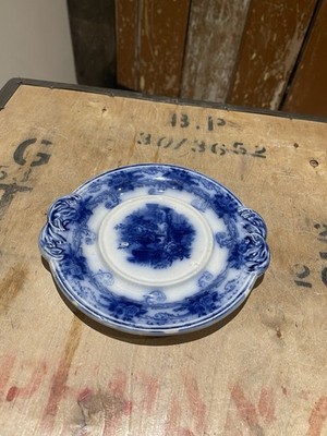 Vintage Sydenham Eisenstein blau & weiß Teller