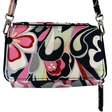 Vera Bradley Mod Paisley Lighten Up RFID 3-in-1 Crossbody Bag Wallet Wristlet VB