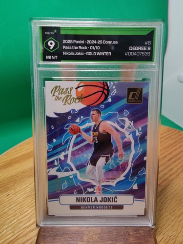 Nikola Jokic [Winter] #8 2024 Panini Donruss Pass the Rock card