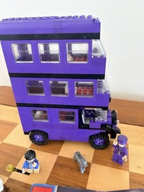 LEGO Harry Potter Knight Bus 4755 w/manual & mini-figures.  Please read details.