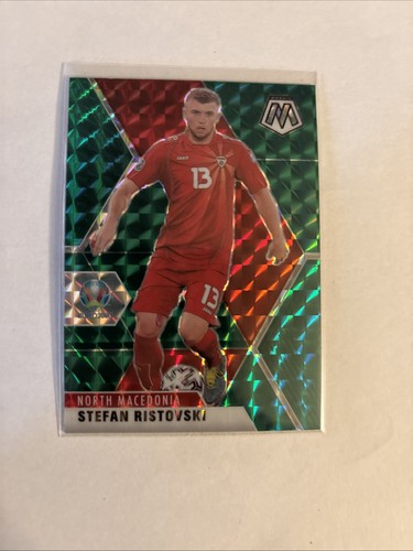 2021 Panini Mosaic UEFA Euro 2020 - Stefan Ristovski #61 Green Mosaic Prizm