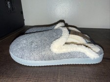 DLUXE BY DEARFOAMS MEMORY FOAM BACKLESS SLIPPER SIZE S 5-6. NEW W/TAGS