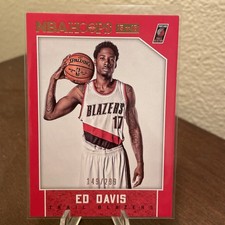 Ed Davis 2015-16 Panini Hoops Red No. 219 149/299 Nice!