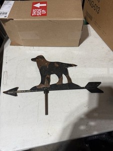 Weather Vane Topper Copper Dog Vintage
