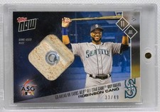 ROBINSON CANO GO AHEAD HR GAME USED BASE RELIC ALL STAR MVP TOPPS NOW CARD #349B