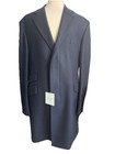 Richard James Coat Long 100% Wool Twill Midnight Navy 46UK 2XL BNWT RRP £1495