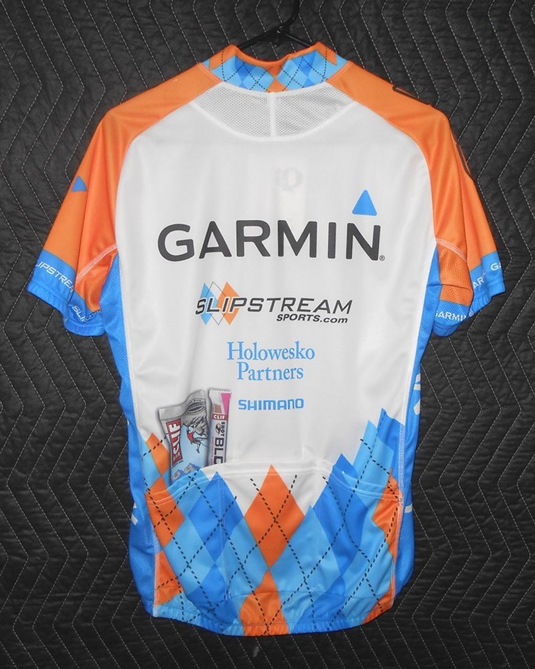 Chauffe-bras Cyclisme Rétro Pearl Izumi Slipstream Garmin « Argyle » – Taille S Homme – Occasion
