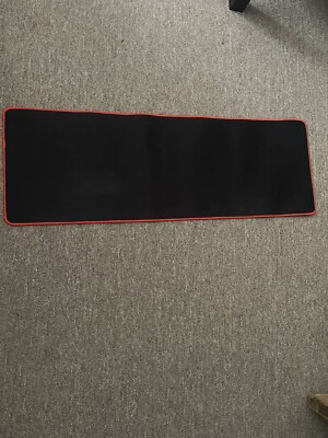 None Slip Gaming Mouse Pad 31''x12'' black