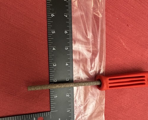 NEW Hand Tool Round File 7mm Coarse Perma Grit Permagrit R204C PGT 204C - Picture 2 of 6