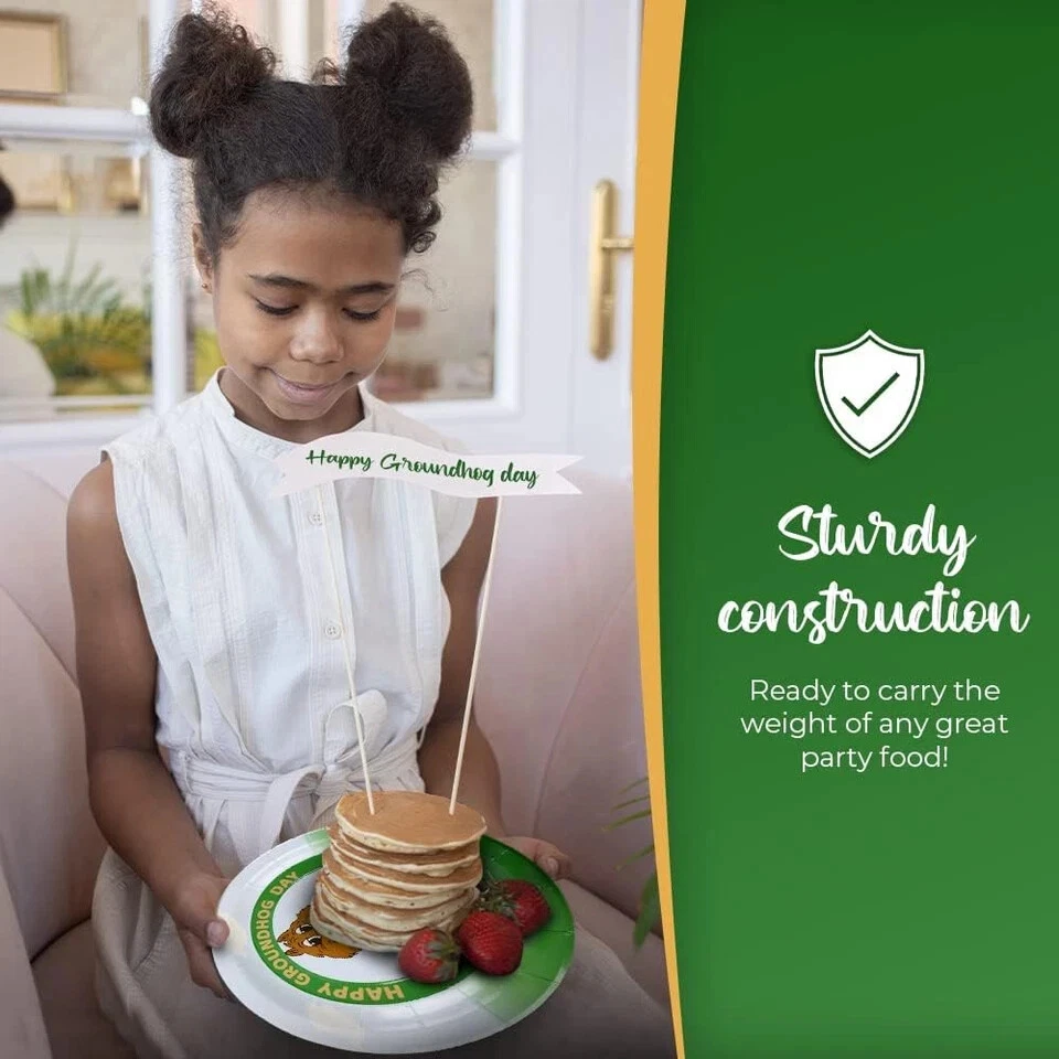 ¡Pack de fiesta de día de marmota para 24 invitados! Incluye: 24 paquete 24 Foto 4 de 4