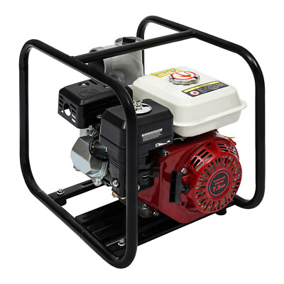 7.5HP 4 Stroke Gasoline Water Pump 3'' Portable Gas-Powered Semi-Trash Water Pump
