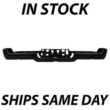 New Primered Rear Bumper Face Bar + Retainer For 2019-2024 Ram 1500 W/dual Exhst