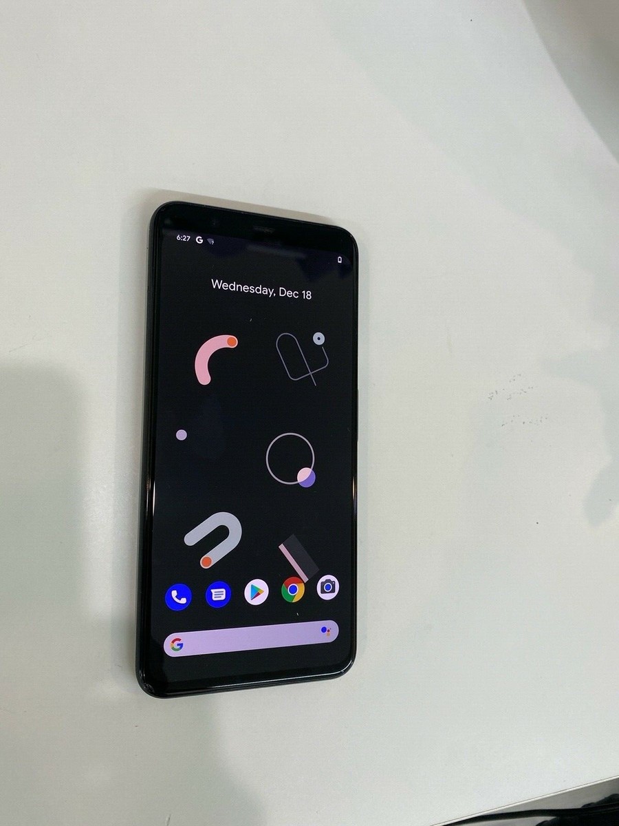READ *** Working Google Pixel 4 XL 64GB Just Black Verizon 
