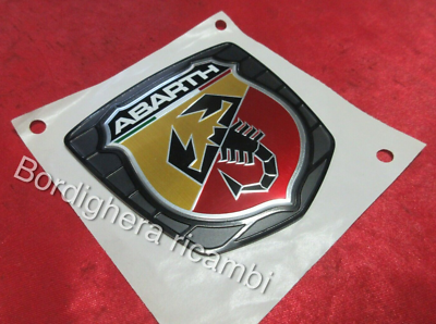 Stemma Logo Adesivo Cofano Anteriore FIAT ABARTH Grande Punto Evo Originale New - Foto 6