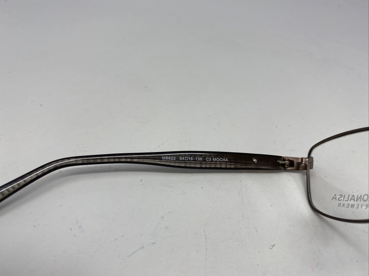 Mona Lisa Eyewear Japan M8822 C3 Mocha 54-16-138 Brown Eyeglasses
