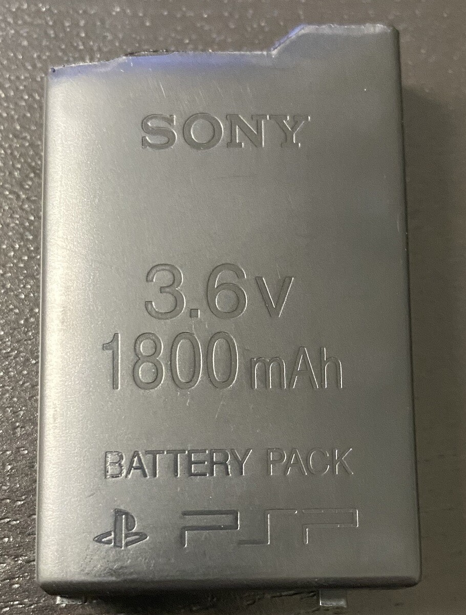New Authentic Original OEM Sony PSP110 Battery PSP1000 PSP1001 3.6V
