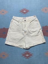 Vintage 90s guess jeans shorts jorts light yellow made in USA women’s 26