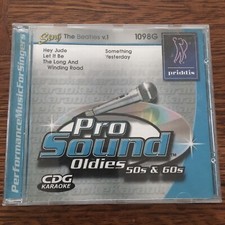Pro Sound Oldies 50s  60s CD-G Karaoke Sing Like The Beatles Vol 1