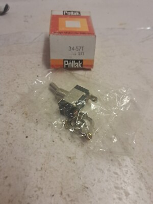 Nos Pollak Medium-Duty Toggle Switch 12VDC SPST On-Off 