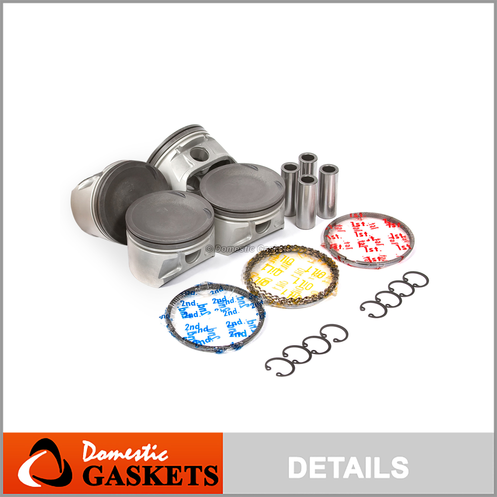 Pistons and Rings fit 0006 Nissan Sentra 1.8L DOHC QG18DE 16V eBay