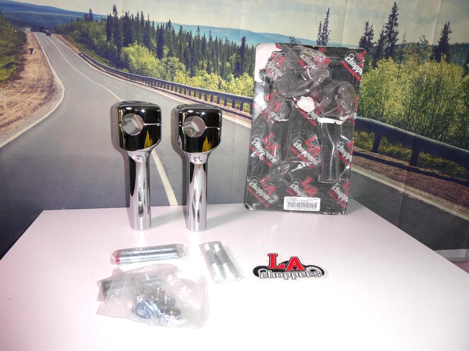 Elevadores Suzuki 6" LA Choppers LA-7404-06 pesado Mohawk 1-1/4 pulgadas Manillar X7 Foto 2 de 4