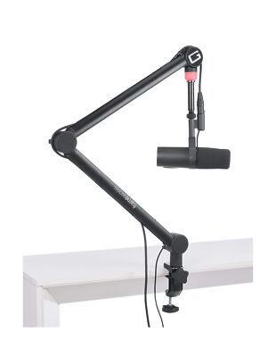 Gator Frameworks Professional Desktop Broadcast/Podcast Microphone Boom Stand...
