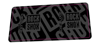 Rockshox Deluxe Select Dämpfer Aufkleber Mountainbike Downhill MTB Enduro 