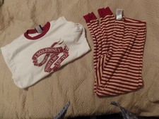 Men, Harry Potter Pajamas, Pottery Barn Marauders Map, Glow in Dark, Medium, EC