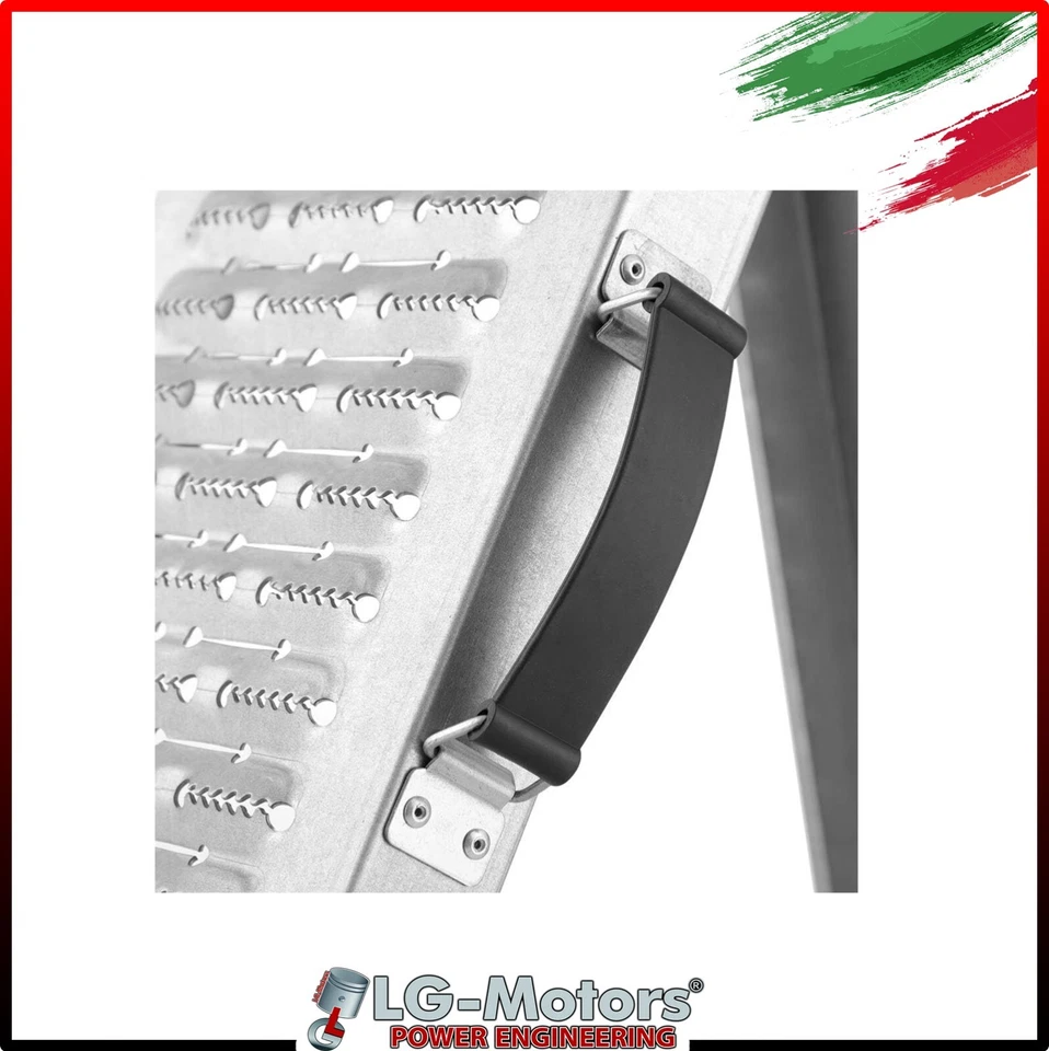 Rampa da carico in acciaio antiscivolo da 200 kg per moto scooter - Imagen 2 de 4