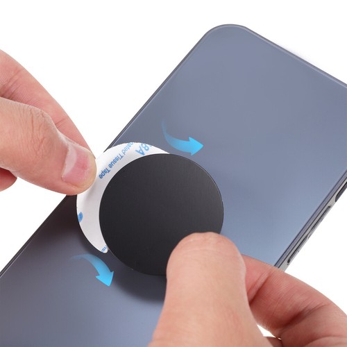 12 Pcs Universal Magnet Round Rectangular Stickers Mount Metal Plate - 第 8/11 張圖片