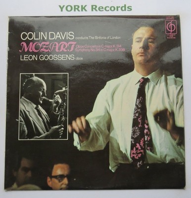 CFP 188 - MOZART - Oboe Concerto / Symphony No 34 DAVIS / GOOSSENS- Ex LP Record
